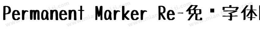 Permanent Marker Re字体转换